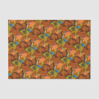 Artsy Autumn Leaves Tissue Paper