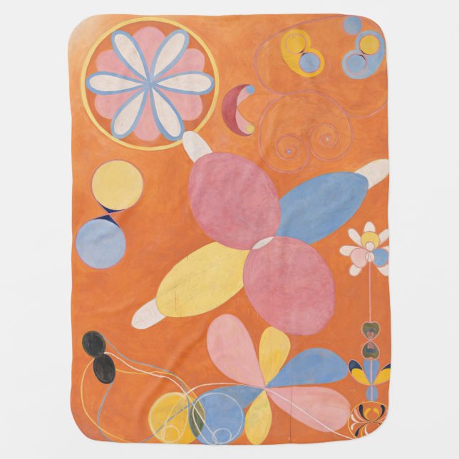 Artsy Baby: Hilma af Klint Baby Blanket (Front)