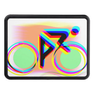 Artsy Bicycling Hitch Cover