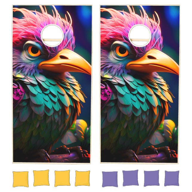 Artsy Bird Cornhole Set (Set)
