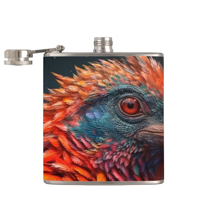 Artsy Bird Flask (Opened)