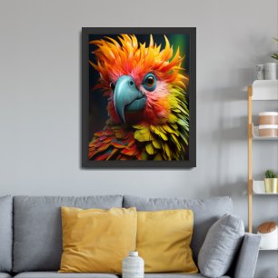 Artsy Bird Framed Art