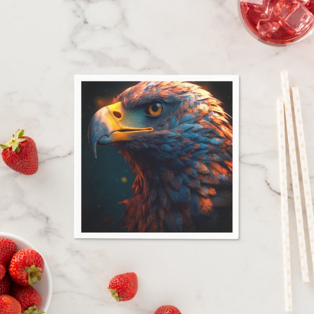 Artsy Bird Napkins (Insitu)