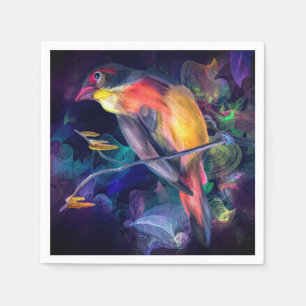 Artsy Bird Napkins