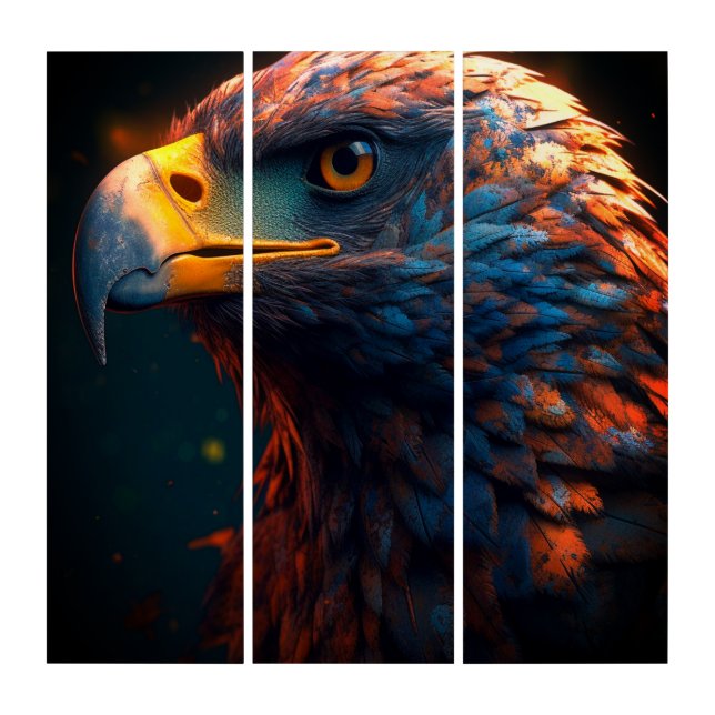 Artsy Bird Triptych (Front)