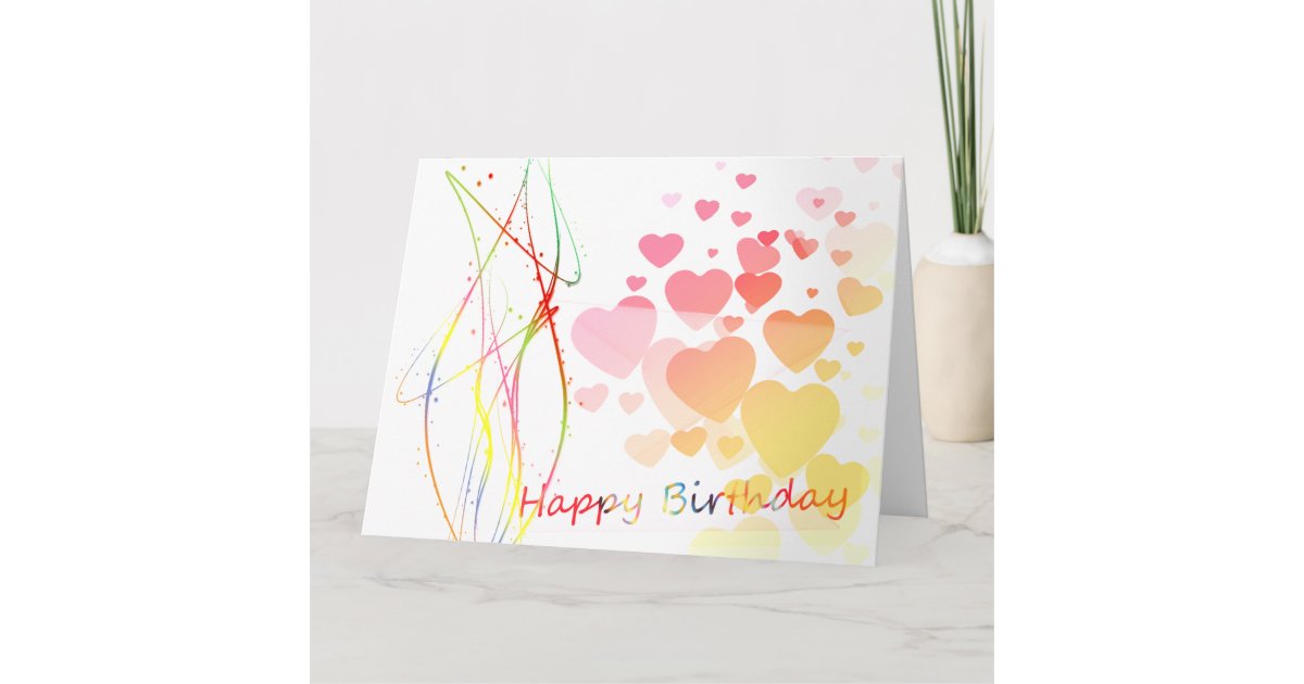 Artsy Birthday Card | Zazzle