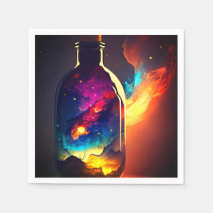 Artsy Bottle Napkins