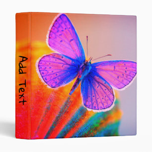 Artsy Butterfly 3 Ring Binder