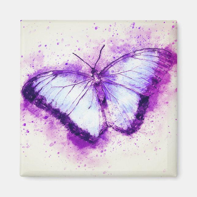 Artsy Butterfly Magnet (Front)