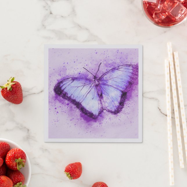 Artsy Butterfly Napkins (Insitu)