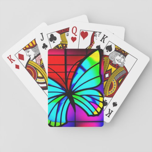 Artsy Butterfly Poker Cards