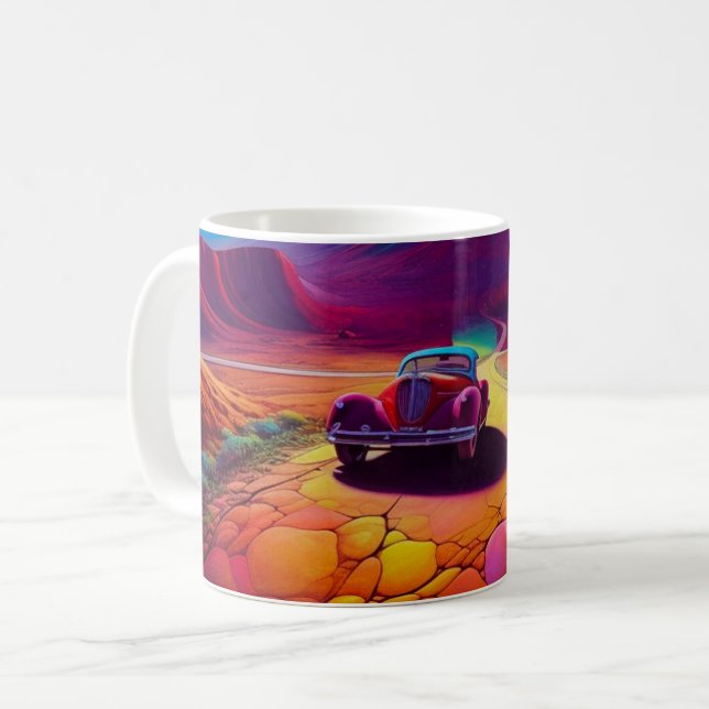 Artsy Car Coffee Mug (Front Left)
