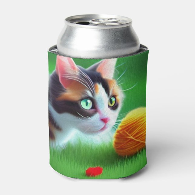 Artsy Cat Can Cooler (Can Front)