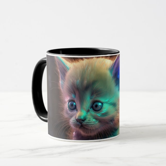 Artsy Cat Mug (Front Left)