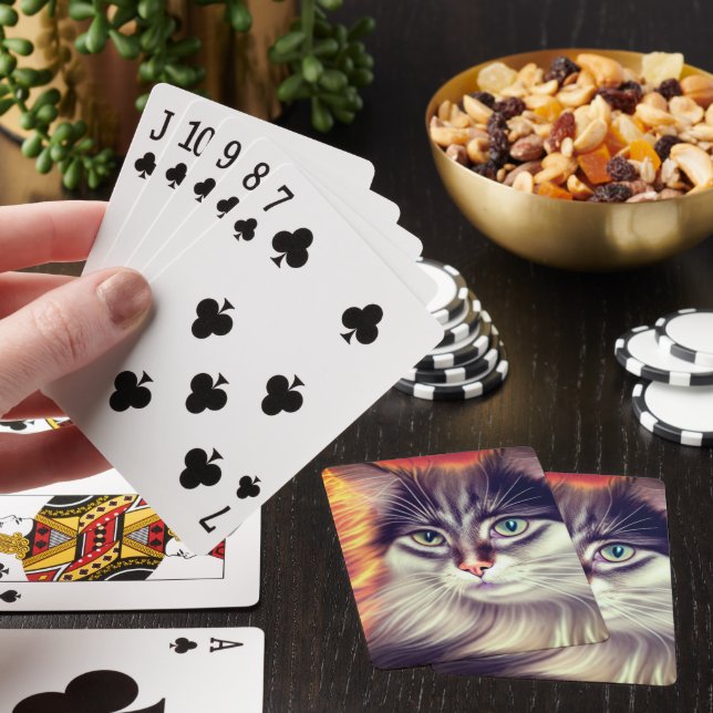 Artsy Cat Poker Cards (In Situ)