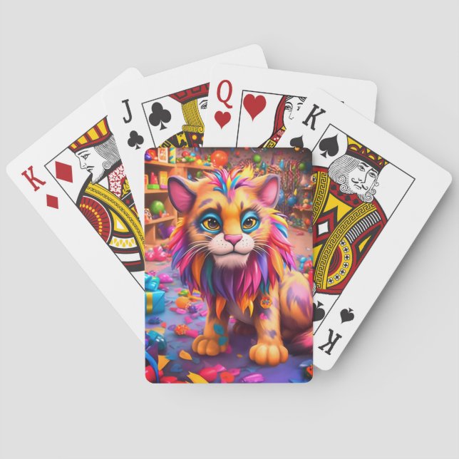 Artsy Cat Poker Cards (Back)