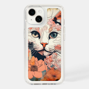 Artsy Cat Speck iPhone 14 Case