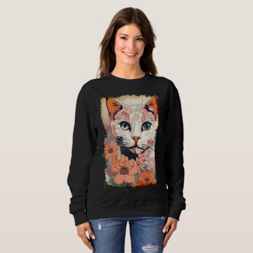 Artsy Cat Sweatshirt