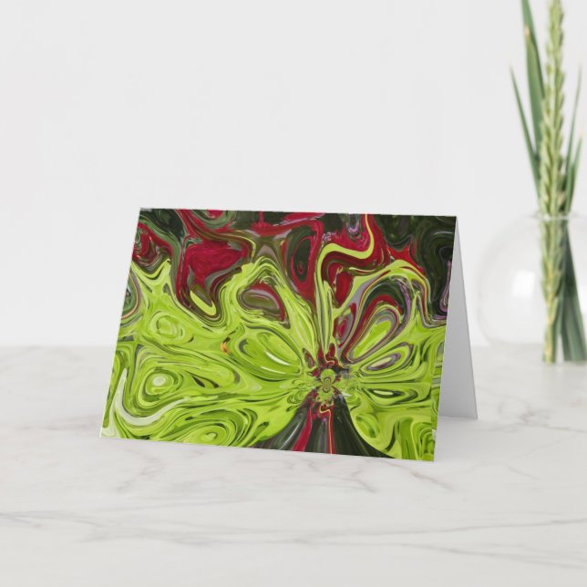 Artsy  Christmas Card (Front)