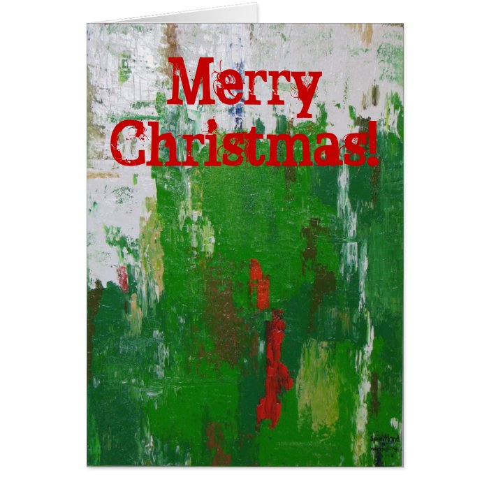 Artsy Christmas Card! Card | Zazzle