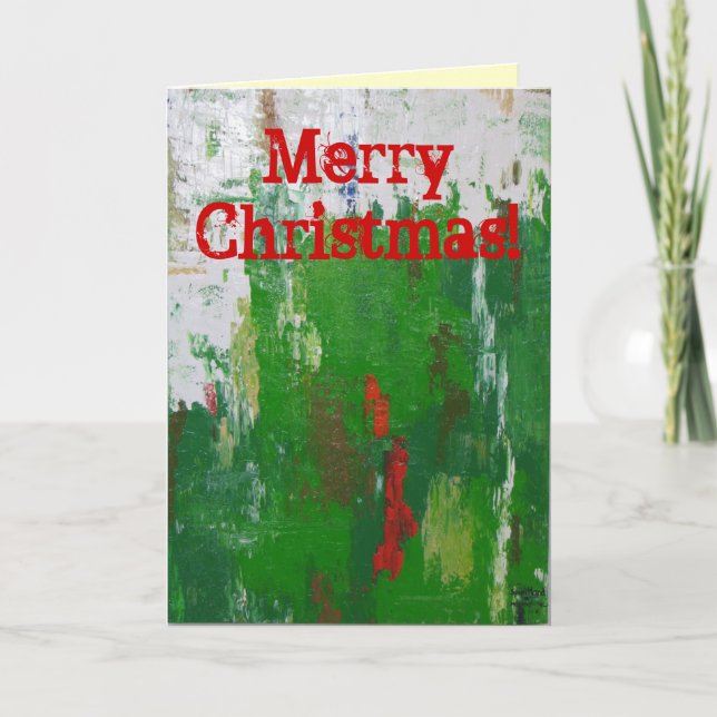 Artsy Christmas Card! Holiday Card (Front)