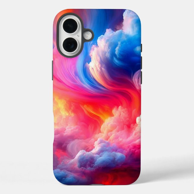 Artsy Clouds Phone Case (Back)