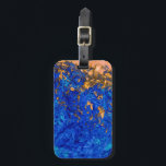 Artsy Cobalt Blue Golden Yellow Acrylic Painting Luggage Tag<br><div class="desc">This modern and cool painting is perfect for the trendy and fashionable person. It features a hand-painted cobalt blue and golden yellow acrylic abstract design. It's unique, artistic, and contemporary.***IMPORTANT DESIGN NOTE: For any custom design request such as matching product requests, color changes, placement changes, or any other change request,...</div>