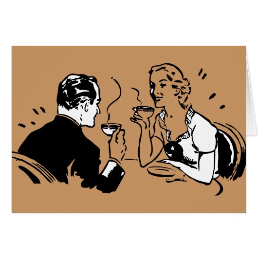 Artsy Coffee Date Cards (Front Horizontal)