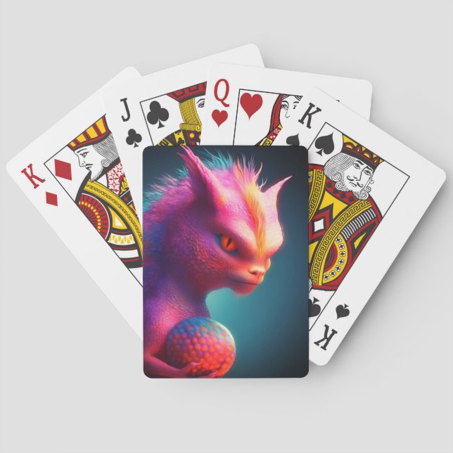 Artsy Creature Poker Cards (Back)