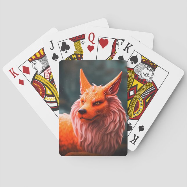 Artsy Creature Poker Cards (Back)