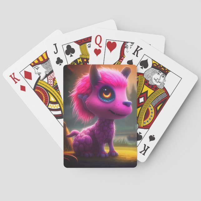 Artsy Creature Poker Cards (Back)