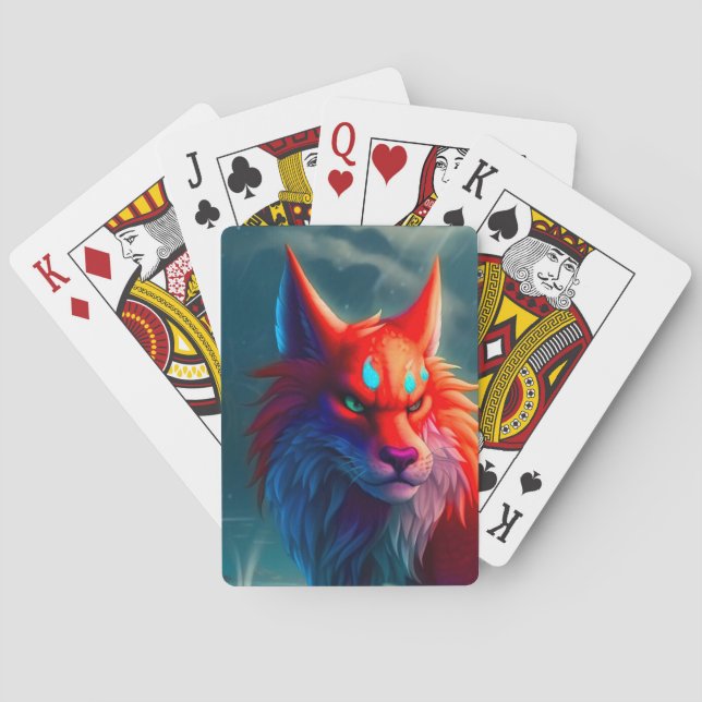 Artsy Creature Poker Cards (Back)