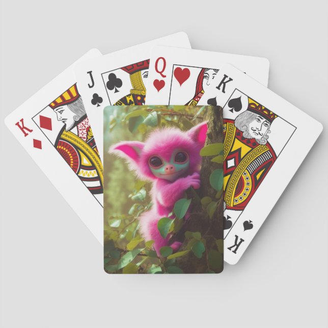 Artsy Creature Poker Cards (Back)