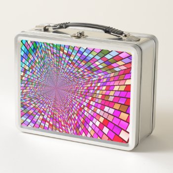 Artsy Design Metal Lunch Box by MarblesPictures at Zazzle