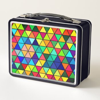 Artsy Design Metal Lunch Box by MarblesPictures at Zazzle