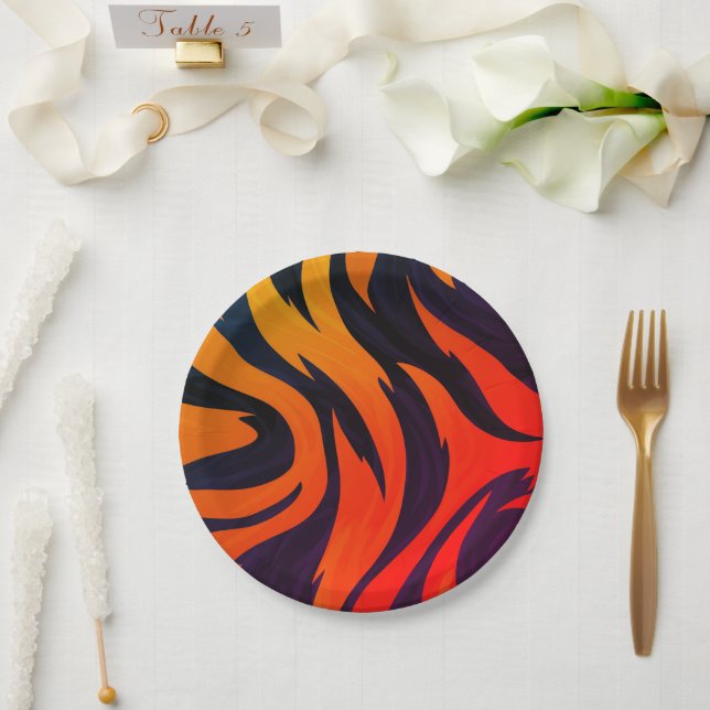 Artsy Design Paper Plates (Wedding)