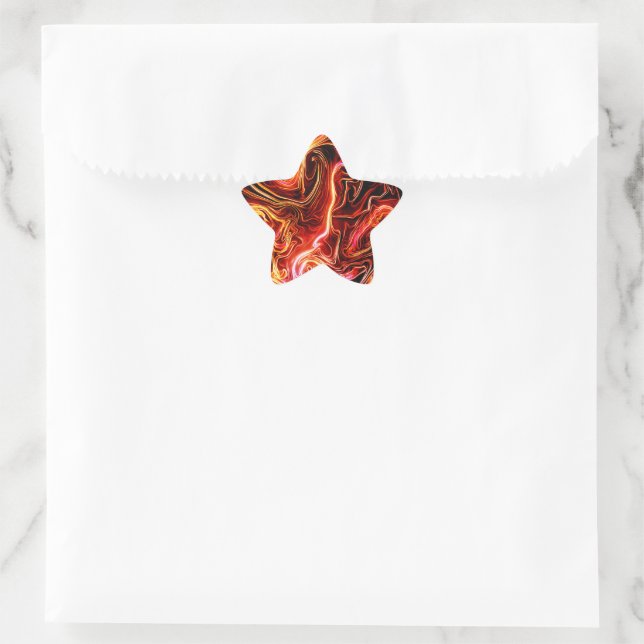 Artsy Design Star Sticker (Bag)