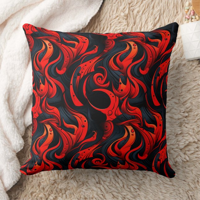 Artsy Design Throw Pillow (Blanket)