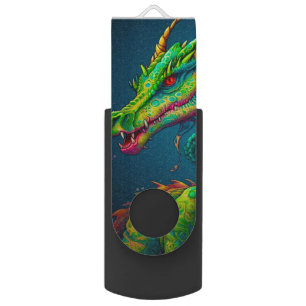 Artsy Dragon Flash Drive