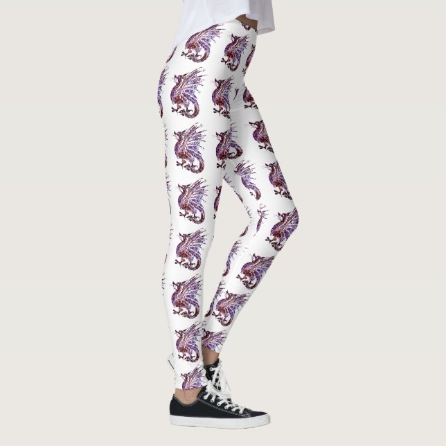 Artsy Dragon Leggings (Right)