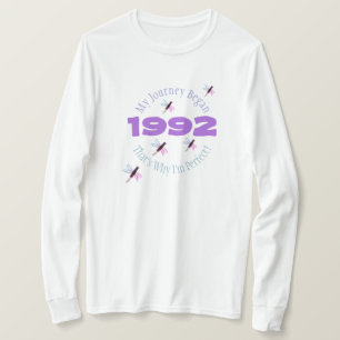 Artsy Dragonfly Accented T-Shirt