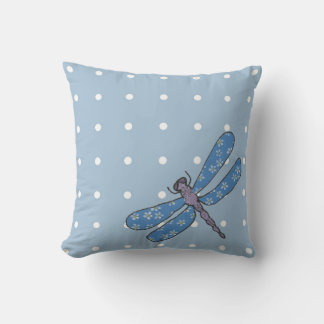 Artsy Dragonfly Pillow