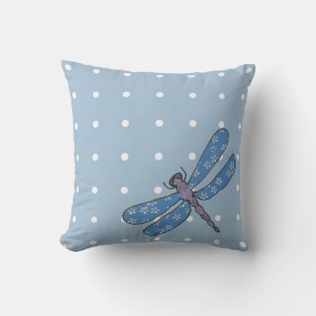 Artsy Dragonfly Pillow by Mousefx at Zazzle
