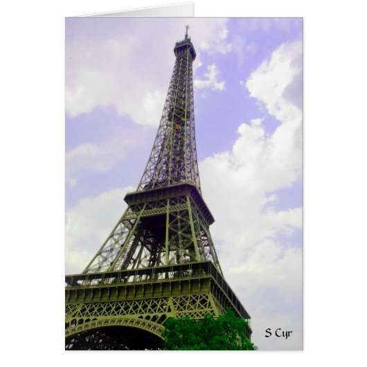 Artsy Eiffel, S Cyr Cards (Front)