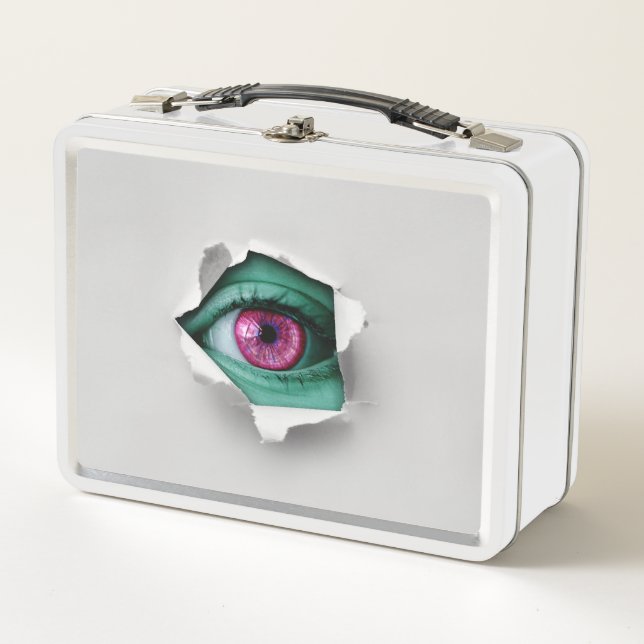 Artsy Eye Metal Lunch Box (Front)