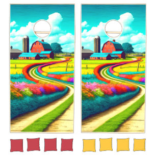 Artsy Farm Cornhole Set