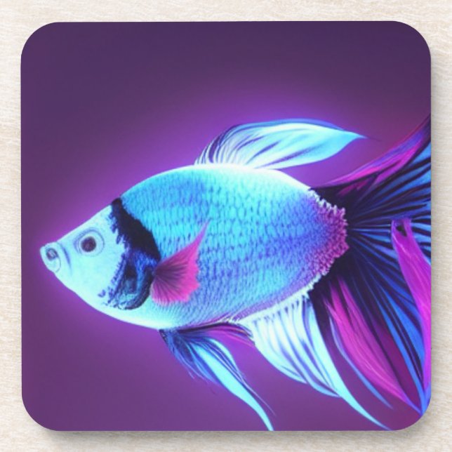 Artsy Fish Beverage Coaster (Front)