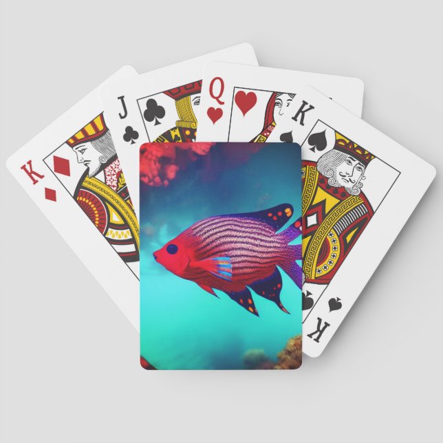 Artsy Fish Poker Cards (Back)