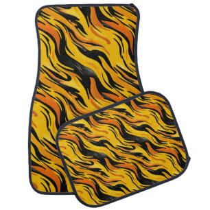 Artsy Flames Car Floor Mat