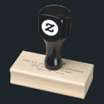 Artsy Floral Leaves Return Name Address Wedding Rubber Stamp<br><div class="desc">An artsy floral and leaves element is above your name and address details in a simple yet elegant typeface. Easily personalise the text with your own details. Handy for your wedding mailings and correspondence.</div>